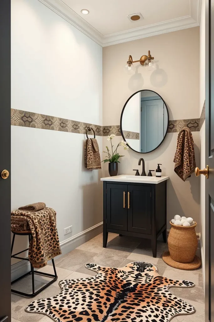 Animal Prints in the Bathroom: 59 Wildly Stylish Decor Ideas for a Bold Interior