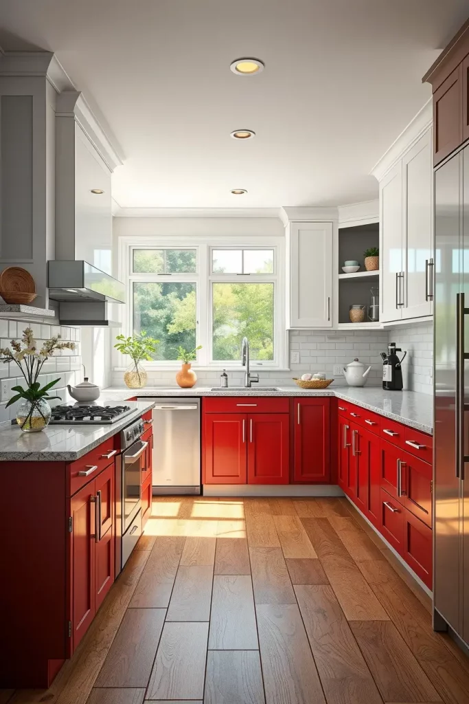 61 Stunning Red Kitchen Cabinets Ideas to Transform Your Space