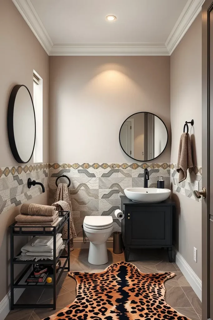 Animal Prints in the Bathroom: 59 Wildly Stylish Decor Ideas for a Bold Interior