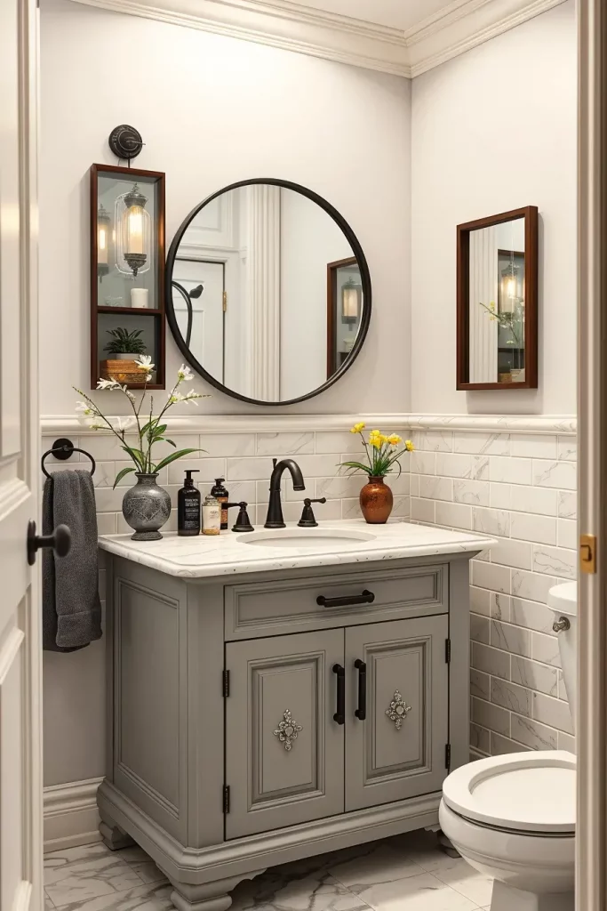 59 Classic Small Bathroom Ideas That Combine Timeless Elegance and Smart Design