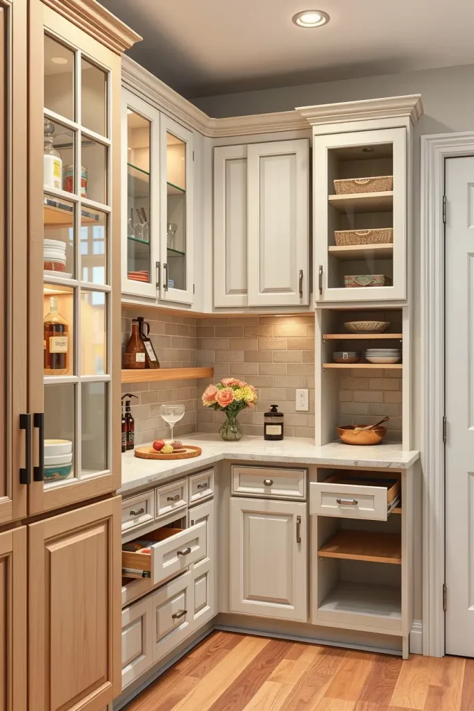 62 Pantry Ideas with Cabinets to Maximize Style and Storage