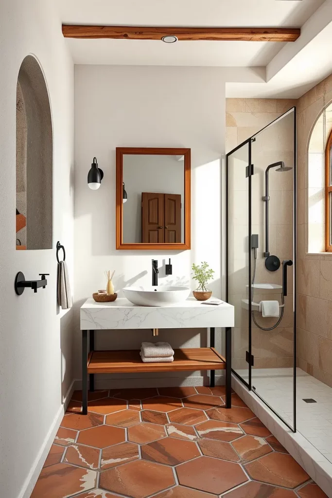 60 Mediterranean Bathroom Ideas to Create a Serene Coastal Oasis