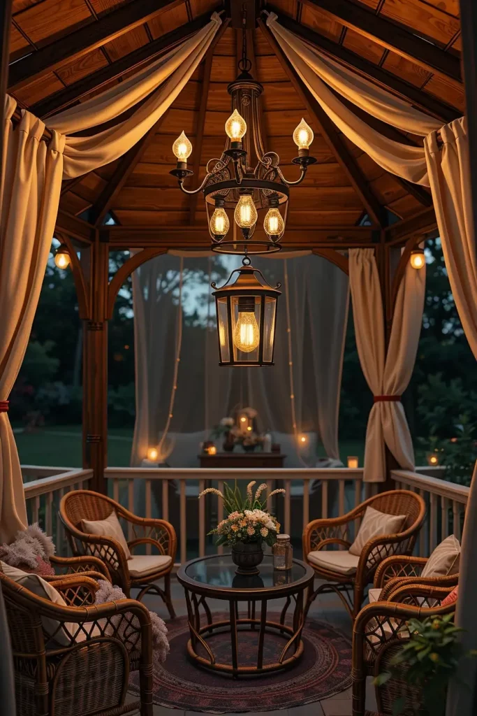 63 Cozy Gazebo Decor Ideas to Transform Your Outdoor Space into a Relaxing Retreat