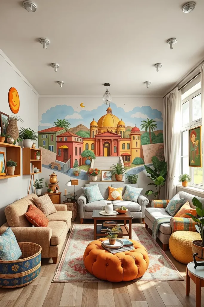 61 DIY Themed Murals on an Accent Wall: Creative Ideas to Personalize Your Space