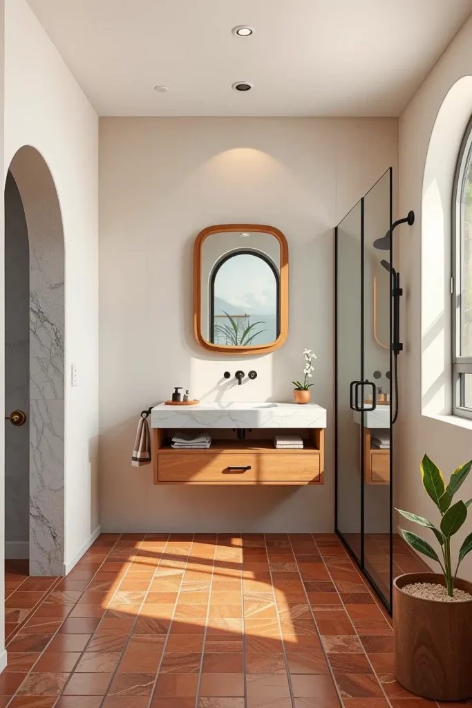 60 Mediterranean Bathroom Ideas to Create a Serene Coastal Oasis