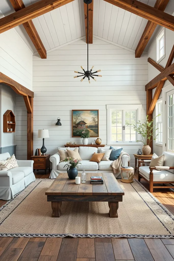 63 Modern Rustic Living Room Ideas for a Cozy Yet Contemporary Space