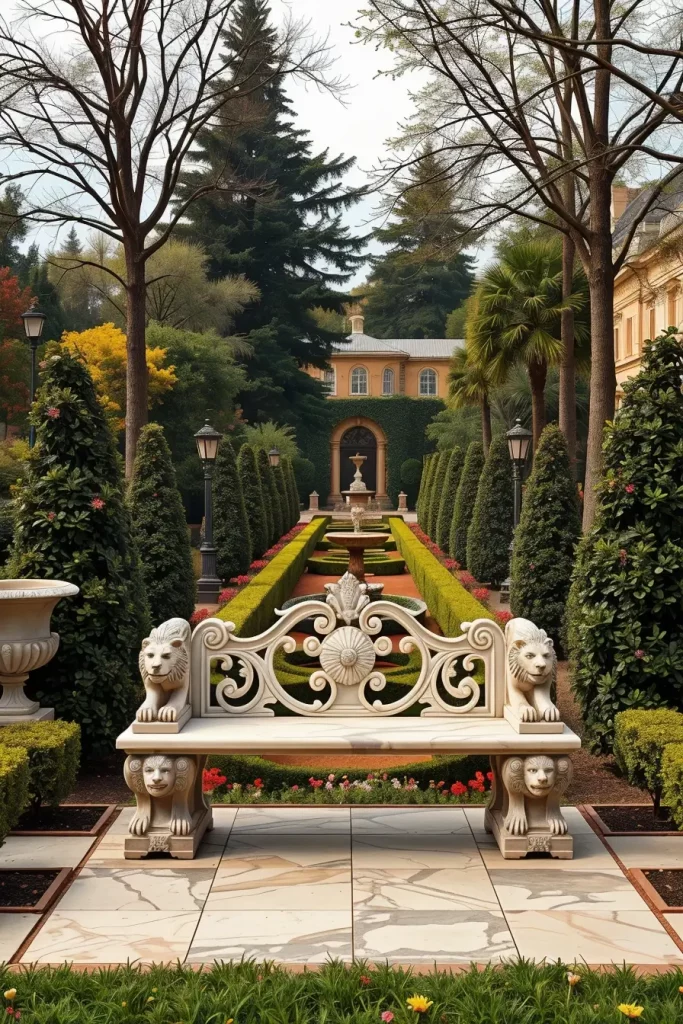 63 Elegant Garden Bench Ideas to Elevate Your Outdoor Space with Style