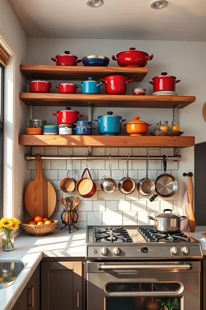 65 Bright Retro Elements in a Modern Kitchen: Add Vintage Charm to a Sleek Space
