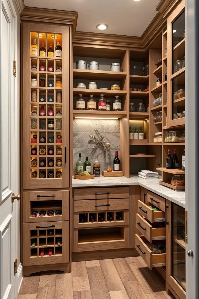 62 Pantry Ideas with Cabinets to Maximize Style and Storage