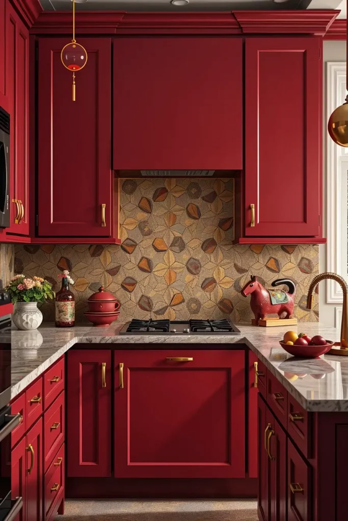 61 Stunning Red Kitchen Cabinets Ideas to Transform Your Space