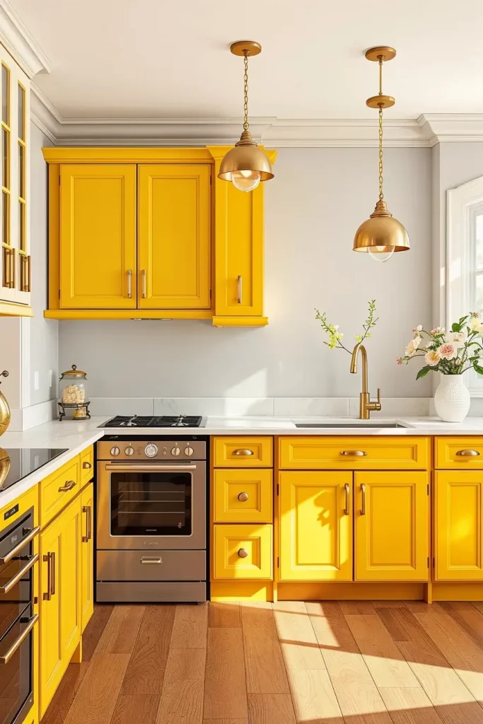 59 Yellow Kitchen Cabinets Ideas to Brighten and Modernize Your Space