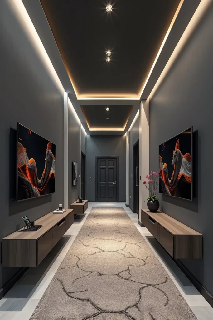 Unusual Designer Hallways: 66 Bold Ideas to Redefine Transitional Spaces