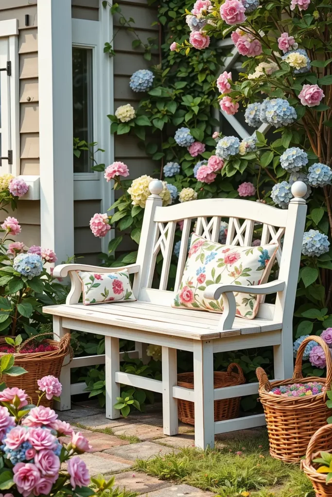 63 Elegant Garden Bench Ideas to Elevate Your Outdoor Space with Style