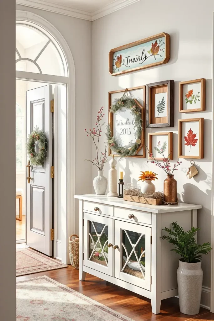 Hand-Painted Accents In The Entryway: 63 Creative Ideas For Personalized First Impressions