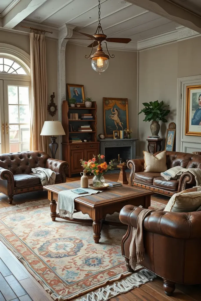 62 Living Room Ideas with Vintage Charm to Inspire Your Timeless Interior