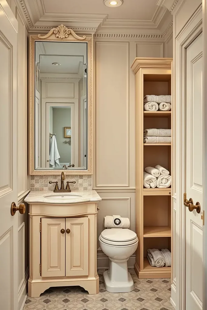 59 Classic Small Bathroom Ideas That Combine Timeless Elegance and Smart Design