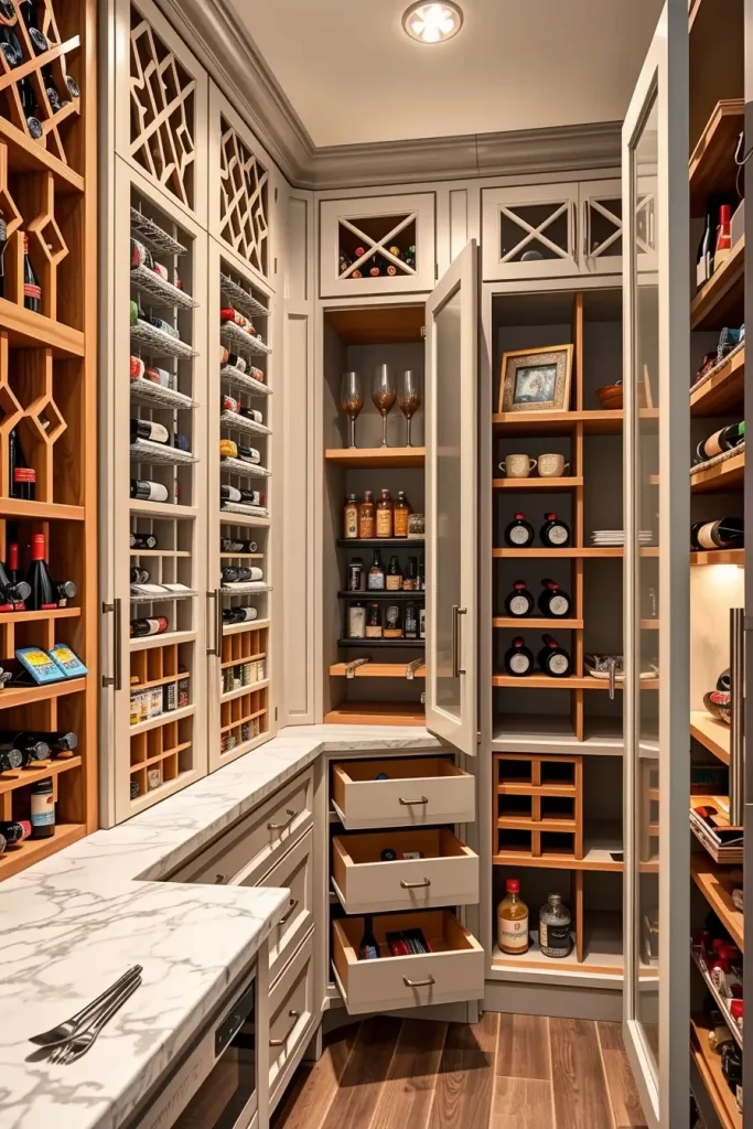 62 Pantry Ideas with Cabinets to Maximize Style and Storage