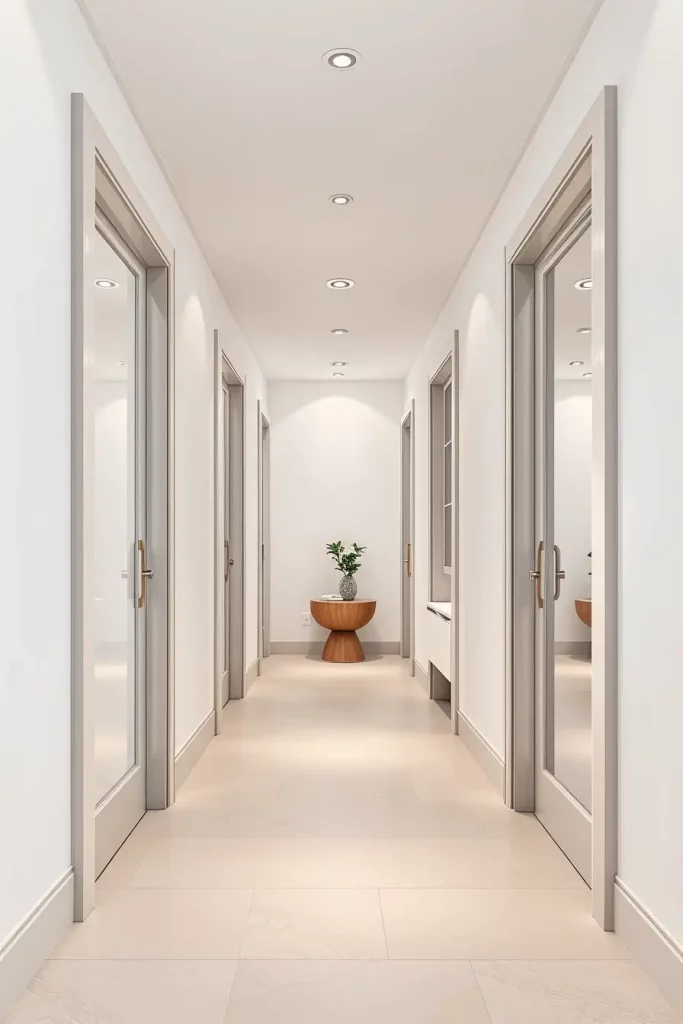 59 Modern Hallway Designs That Transform Transitional Spaces into Stylish Statements