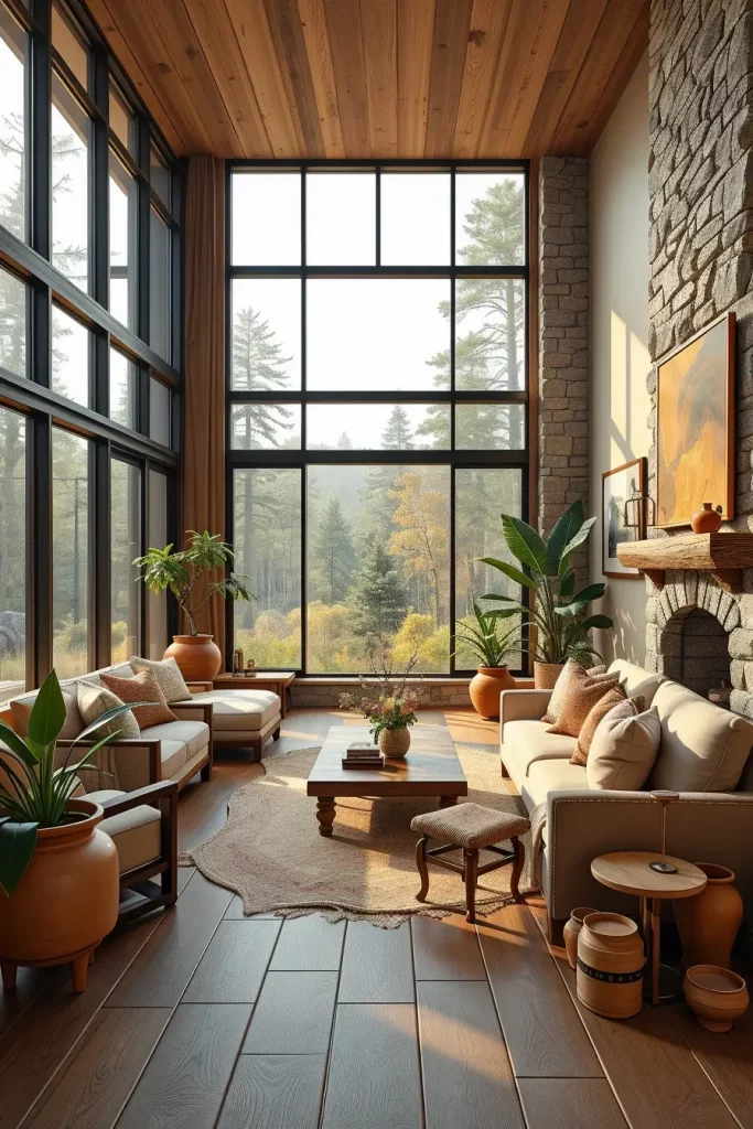63 Modern Rustic Living Room Ideas for a Cozy Yet Contemporary Space