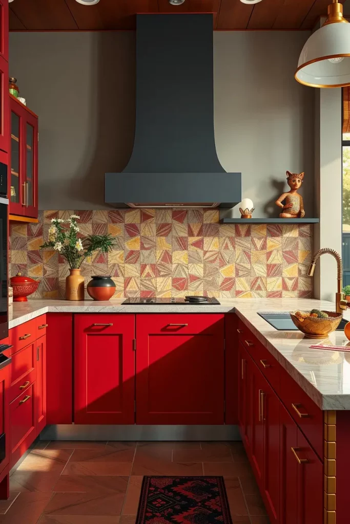 61 Stunning Red Kitchen Cabinets Ideas to Transform Your Space