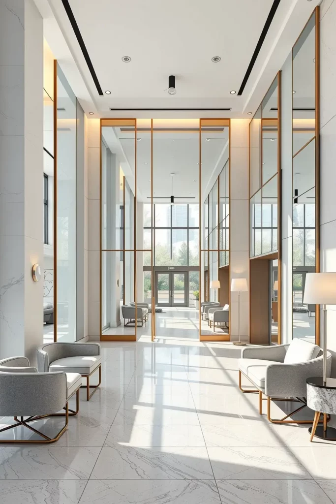 68 Minimalist Lobby Concepts to Elevate Modern Interior Design