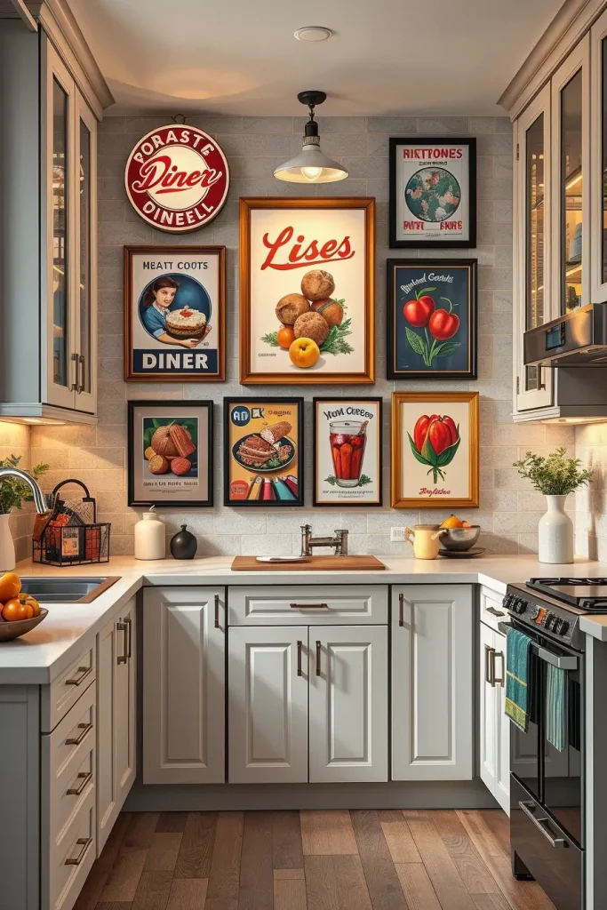 65 Bright Retro Elements in a Modern Kitchen: Add Vintage Charm to a Sleek Space