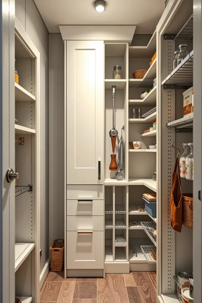62 Pantry Ideas with Cabinets to Maximize Style and Storage