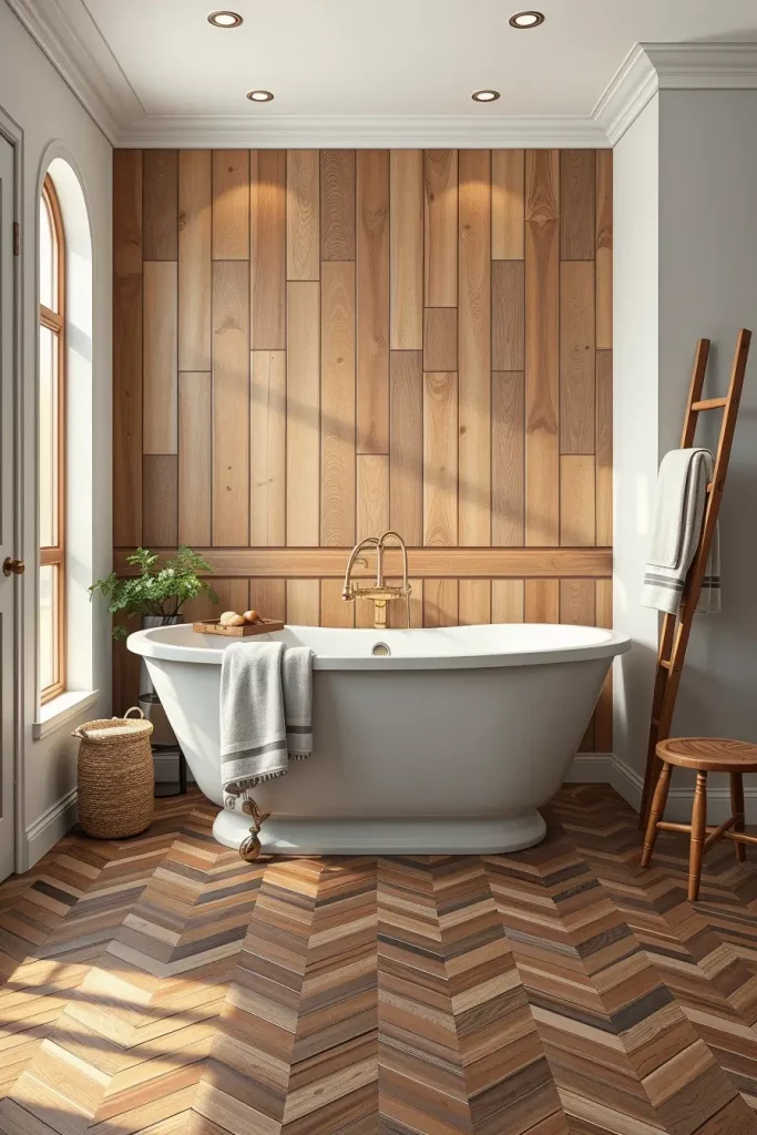 60 Wood Tile Bathroom Ideas for a Modern and Natural Look