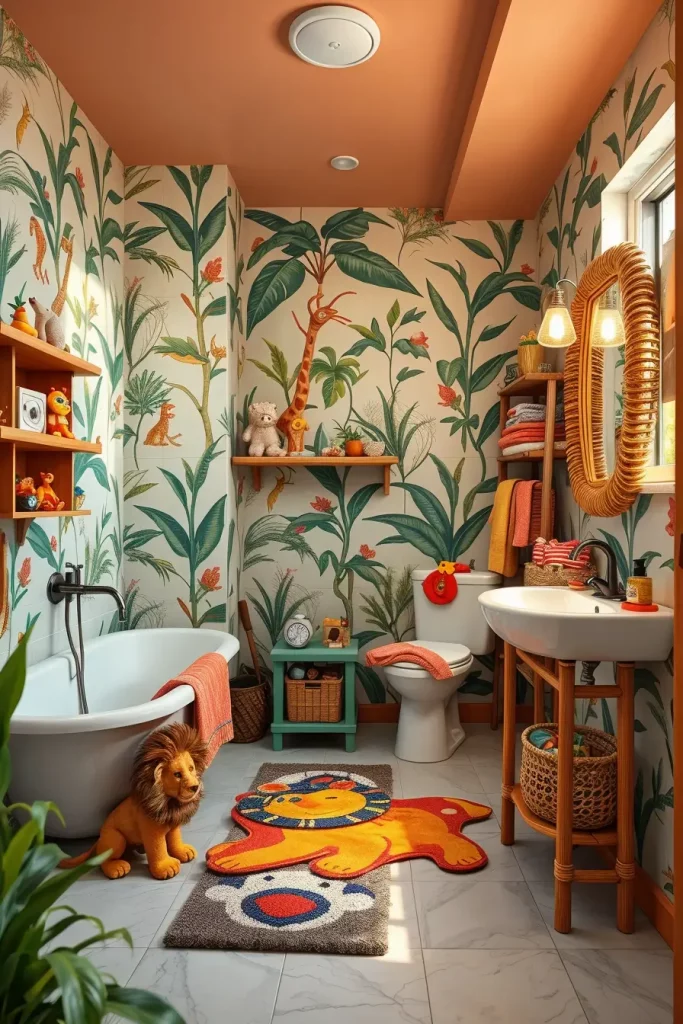 Animal Prints in the Bathroom: 59 Wildly Stylish Decor Ideas for a Bold Interior