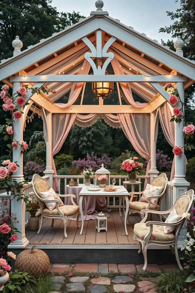 62 Cozy Outdoor Gazebo Ideas to Transform Your Backyard into a Relaxing Retreat