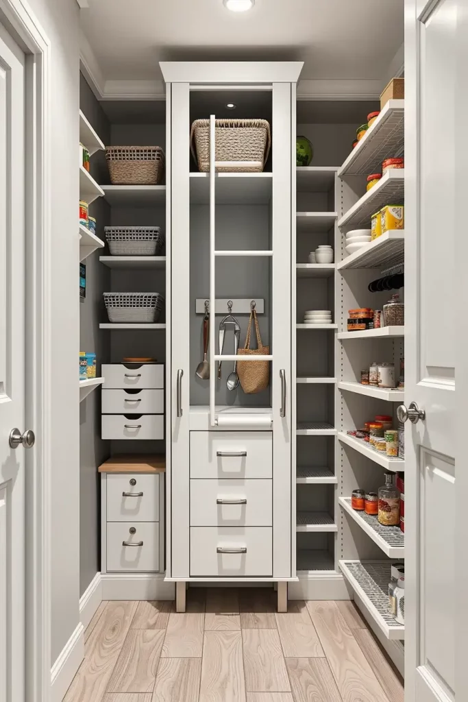 62 Pantry Ideas with Cabinets to Maximize Style and Storage