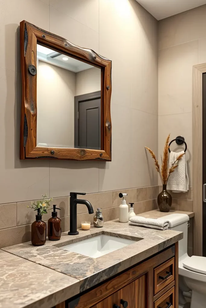 63 Modern Rustic Bathroom Ideas That Blend Comfort and Style