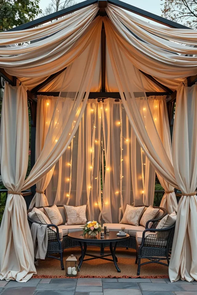 63 Cozy Gazebo Decor Ideas to Transform Your Outdoor Space into a Relaxing Retreat