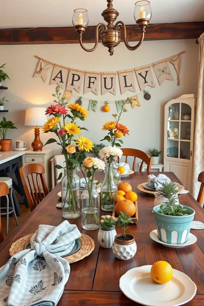 60 Summertime Dining Room Decorations to Refresh Your Space with Seasonal Charm