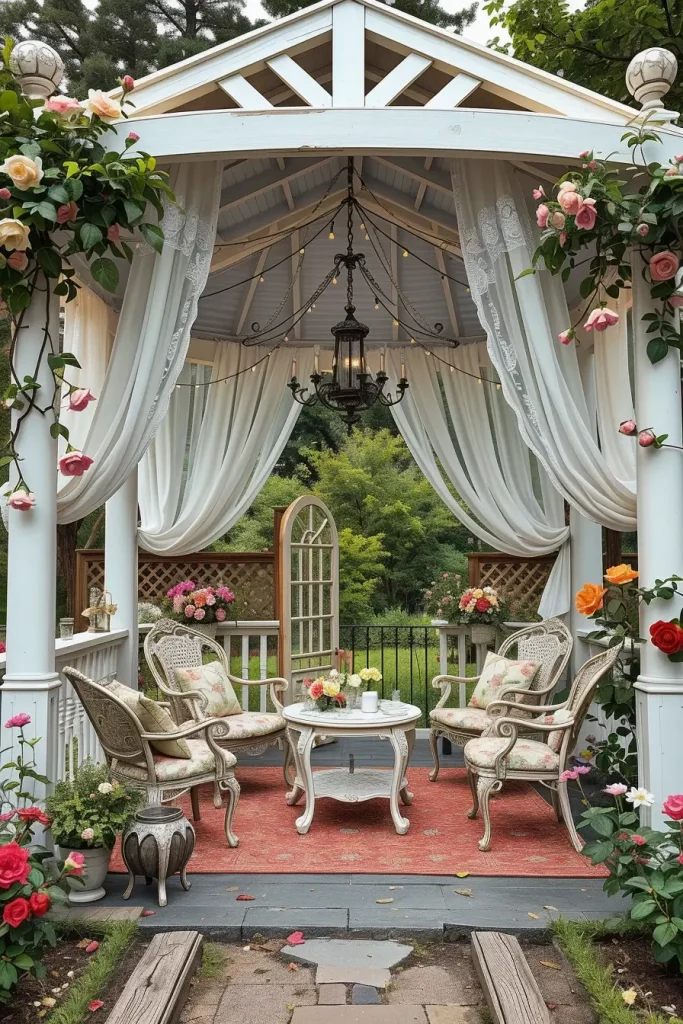 62 Cozy Outdoor Gazebo Ideas to Transform Your Backyard into a Relaxing Retreat