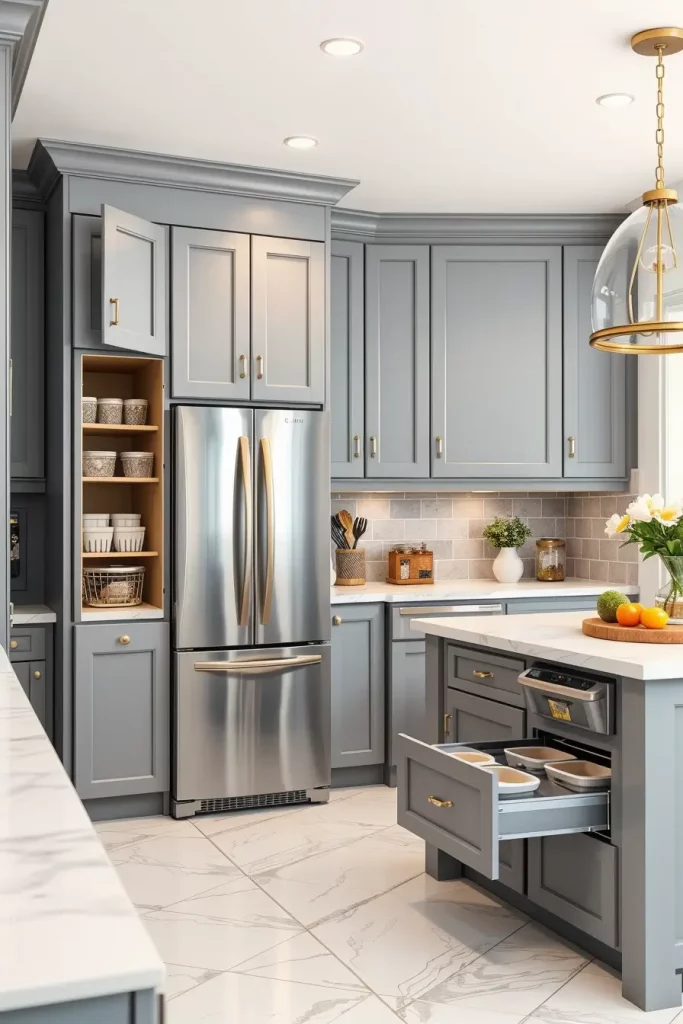 63 Gray Kitchen Cabinets Ideas to Inspire Your Next Kitchen Makeover