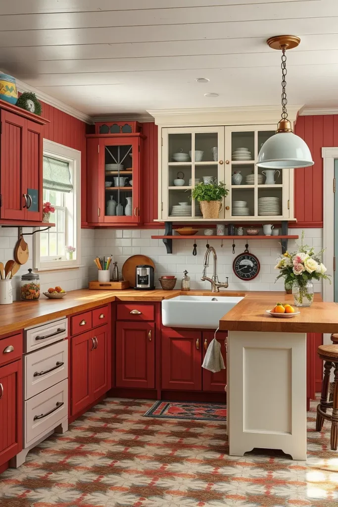 61 Stunning Red Kitchen Cabinets Ideas to Transform Your Space