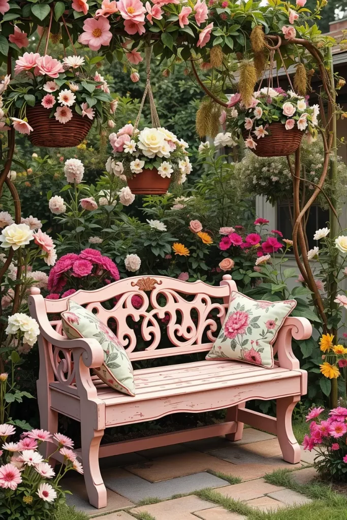 63 Elegant Garden Bench Ideas to Elevate Your Outdoor Space with Style