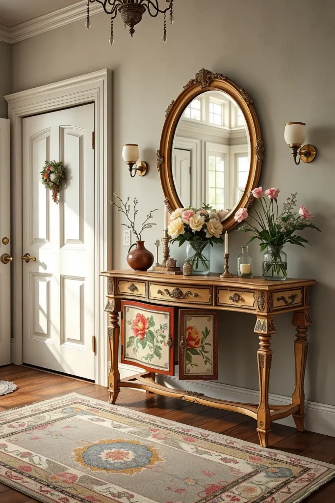 Hand-Painted Accents In The Entryway: 63 Creative Ideas For Personalized First Impressions