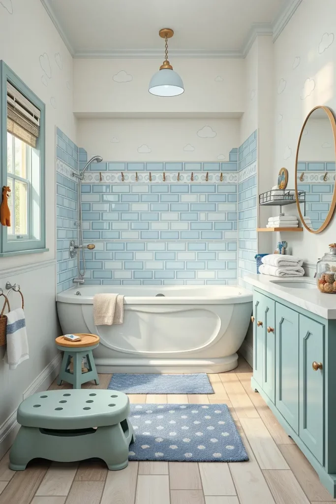 61 Sage and Blue Bathroom Ideas for a Calm and Stylish Space