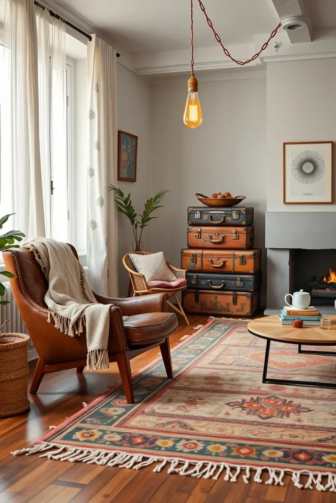60 Modern Living Room Ideas with Vintage Accents for a Stylish Timeless Space