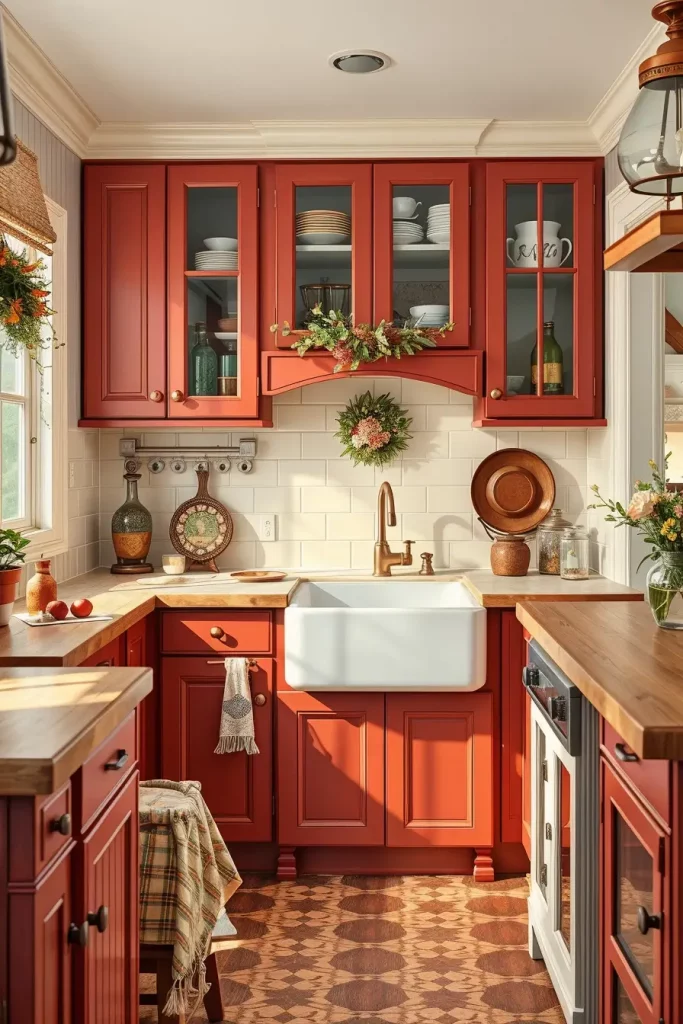 61 Stunning Red Kitchen Cabinets Ideas to Transform Your Space