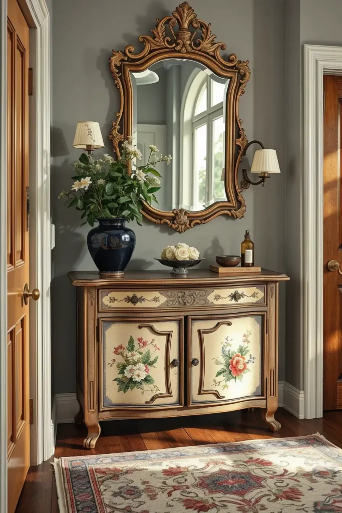 Hand-Painted Accents In The Entryway: 63 Creative Ideas For Personalized First Impressions