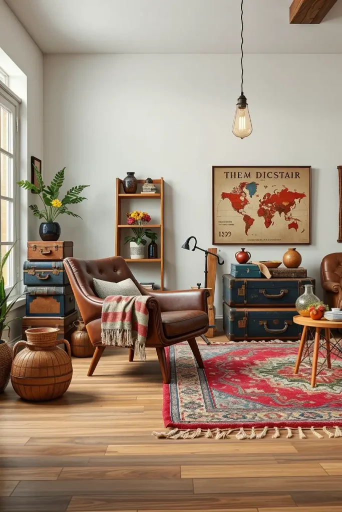 60 Modern Living Room Ideas with Vintage Accents for a Stylish Timeless Space