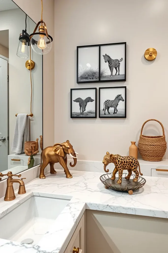 Animal Prints in the Bathroom: 59 Wildly Stylish Decor Ideas for a Bold Interior