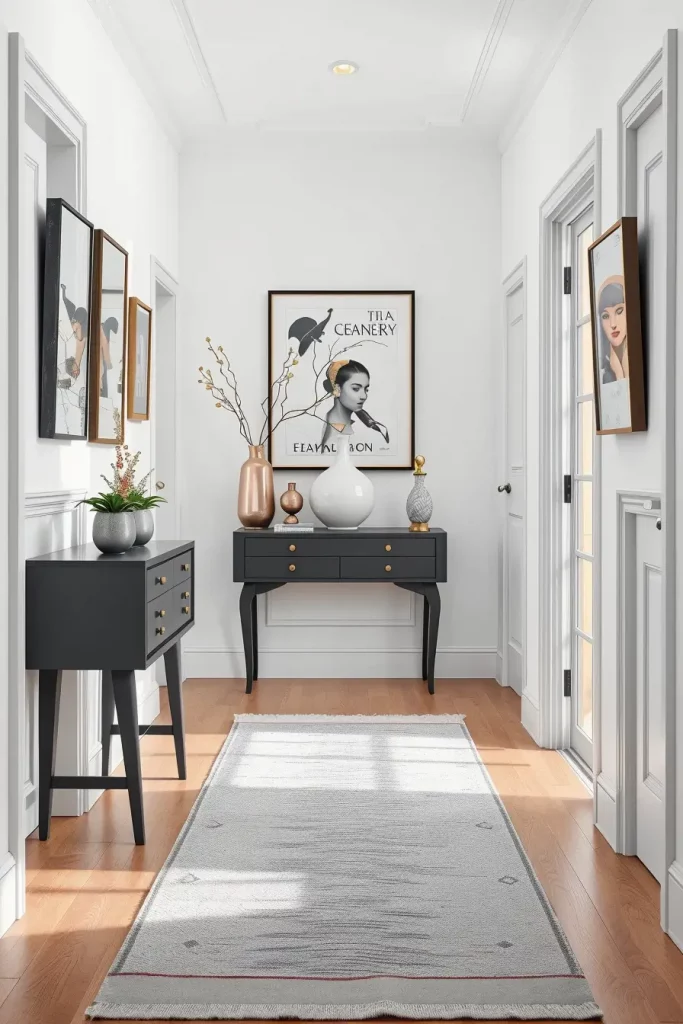 61 Narrow Hallway Decorations to Maximize Style in Small Spaces