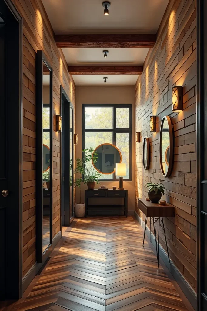 61 Modern Rustic Hallway Ideas to Elevate Your Entryway with Warmth and Style