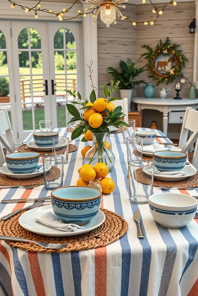 60 Summertime Dining Room Decorations to Refresh Your Space with Seasonal Charm