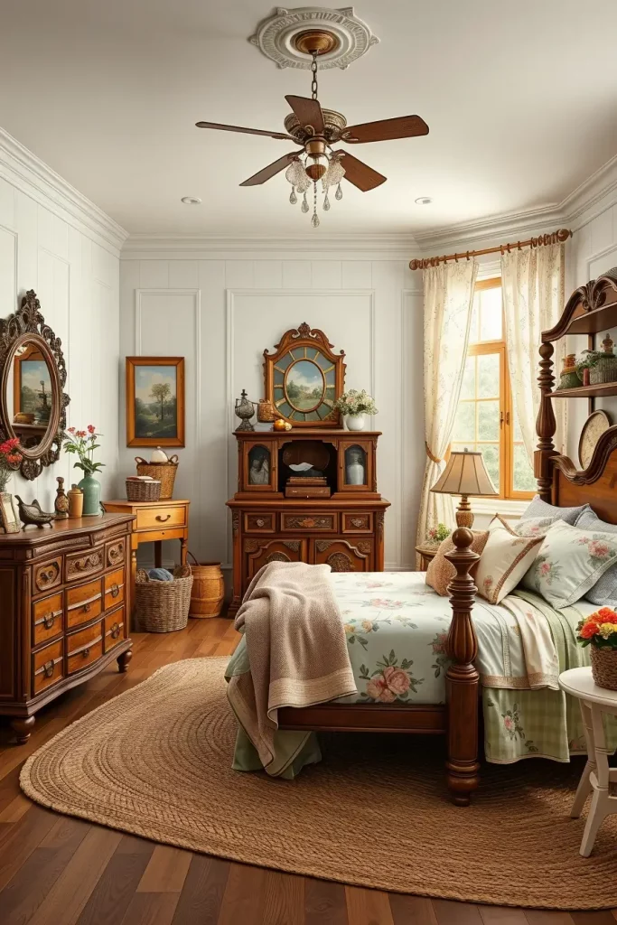 61 Grandmacore Bedroom Ideas to Create a Cozy Vintage-Inspired Retreat