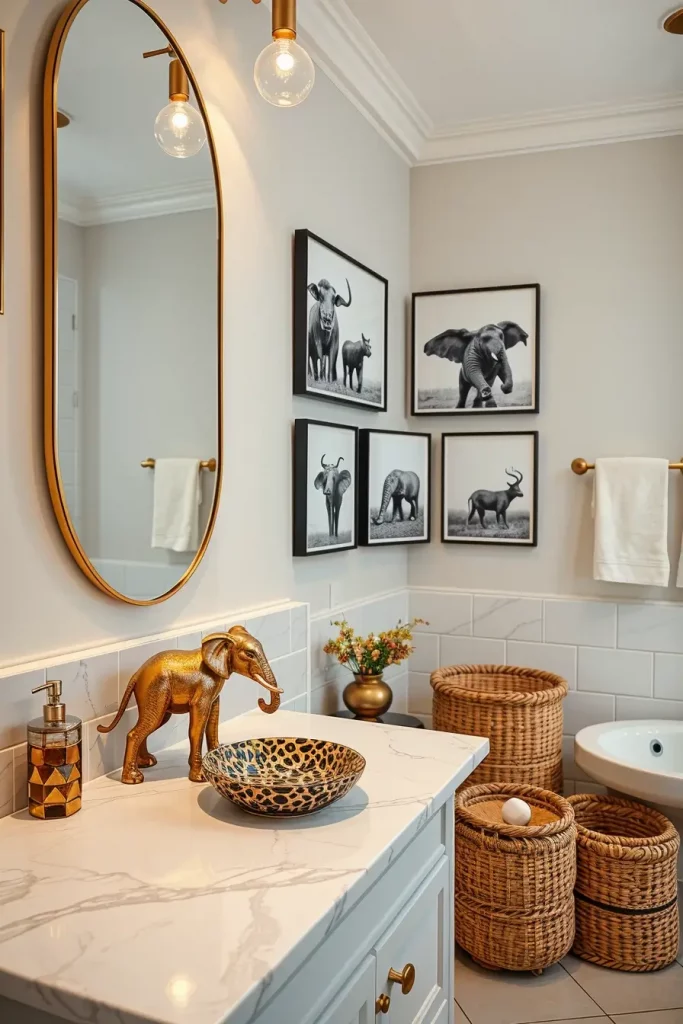 Animal Prints in the Bathroom: 59 Wildly Stylish Decor Ideas for a Bold Interior